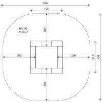 Jumpoo Trampolin quadratisch – Bild 7