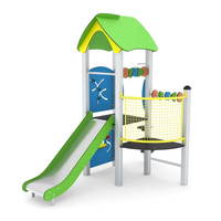U3-Spielturm mit Rutsche und Podest MINISWEET 0112 – Bild 2