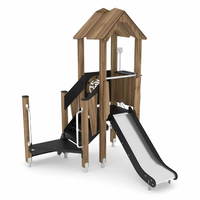 U3-Spielturm mit Rutsche, Podest und Sandaufzug WOODEN WD1501 – Bild 6