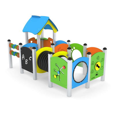 U3-Spielhaus mit Labyrinth und Kriechrohr MINISWEET 0108-2