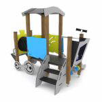 Spielhaus Lok WOODEN WD1551 - 99ec 15512s