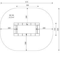 Jumpoo Trampolin rechteckig – Bild 7