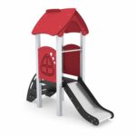 U3-Spielturm mit Treppe und Rutsche – MINISWEET 0104 - aadf 0104c21s