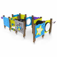 U3-Labyrinth mit Kriechrohr und Motorikwänden - WOODEN WD1437
