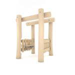 Stall aus Akazienholz ROBINIA RB1334 - bb74 rb13342s