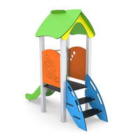 U3-Spielturm mit Treppe und Rutsche - MINISWEET 0104 – Bild 2
