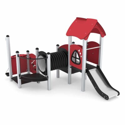 U3-Spielanlage mit Rutsche, Kriechrohr und Sandaufzug MINISWEET 0107