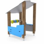 Unterstand mit Dach und Spielelementen WOODEN WD1401 - d90b wd1401s