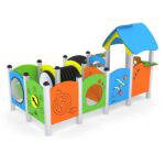 U3-Spielhaus mit Labyrinth und Kriechrohr MINISWEET 0108-2 - dbb0 0108 22s