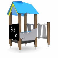 Spielhaus mit Kletterelement WOODEN WD1402 – Bild 2