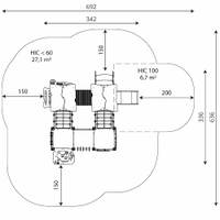 U3-Spielturm mit Rutsche, Treppe, Kriechrohr und Motorik-Elementen - WOODEN WD1503 – Bild 7
