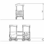 Spielhaus Waggon WOODEN WD1552 - wd1552front