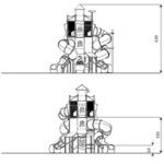 Spielturm-Anlage Arielle mit 2 Röhrenrutschen TOPICCO WD1534 - 3d4b wd1534front