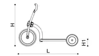 Italtrike Roller Scooter Pilot 200 – Bild 3