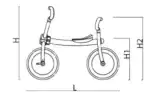 Italtrike Laufrad Walker Pilot 200 - 200 20 pittogramma