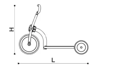 Italtrike Roller X Frame 3 Räder – Scooter Pilot 300