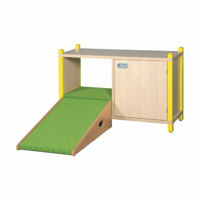 Stollen-Durchkrabbelschrank mit zweiseitiger Rampe und Tür