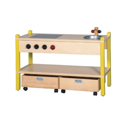 Stollen-Spielküche mit 2 Rollkästen