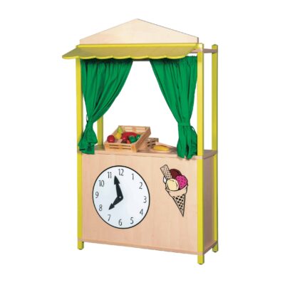 Verkaufsstand in Stollenbauweise mit Vordach