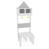 Garderobe Häuschen für 2 Kinder mit Gestell – Bild 8