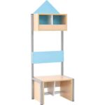 Garderobe Häuschen für 2 Kinder mit Gestell - 098066 a 20