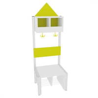 Garderobe Häuschen für 2 Kinder mit Gestell – Bild 9