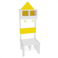 Garderobe Häuschen für 2 Kinder mit Gestell – Bild 12