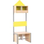 Garderobe Häuschen für 2 Kinder mit Gestell - 098068 a 20
