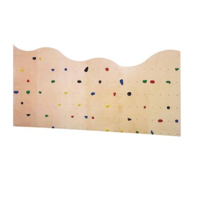 Kletteranlage Free-Climbing 6-tlg. Natur inkl. 40 Klettergriffen