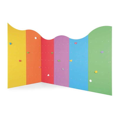 Kletteranlage Free-Climbing 6-tlg. Bunt besandet inkl. 40 Klettergriffen