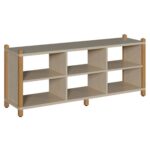 Raumteilerschrank mit 1 Tür und 5 Massivholzschüben - 160600200