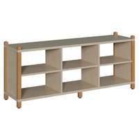 Raumteilerschrank mit 1 Tür und 5 Massivholzschüben – Bild 2