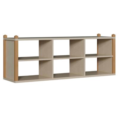 Aufsatzregal ohne Rückwand für Raumteilerschränke