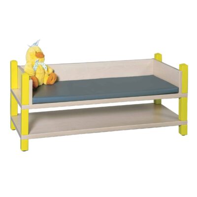 Stollen-Wickeltisch für Puppen inkl. Wickelauflage