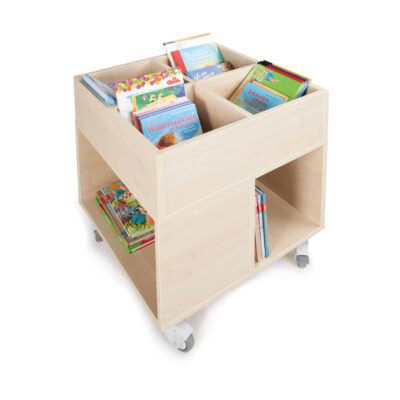 Bücherkiste cuBe fahrbar