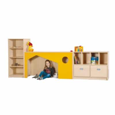 DORA Regalsystem mit Höhlenschrank und Materialschrank