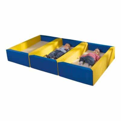 Stapelbares Schaumstoffkinderbett