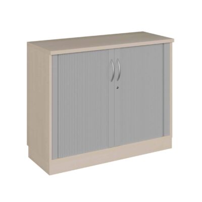 Querrollladenschrank mit 2 Ordnerhöhen