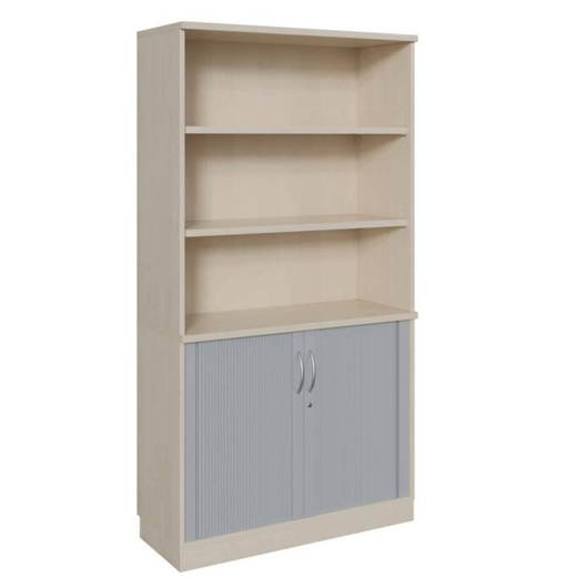 b100422q3r Querrollladenschrank mit 5 Ordnerhöhen (3 OH offen) - b100422q3r