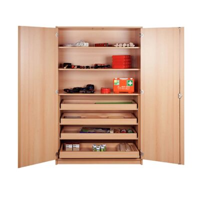 Werkschrank mit 6 Rollauszügen und 2 verstellbaren Einlegeböden