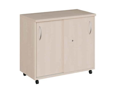 Schiebetürenschrank auf Rollen (abschließbar) 