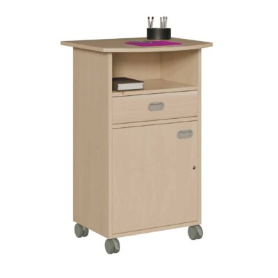 Stehpult – mobiler Arbeitsplatz mit Tür