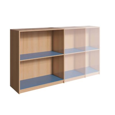 Regale für Schulranzen-Trollys und Schultaschen mit Linoleumboden