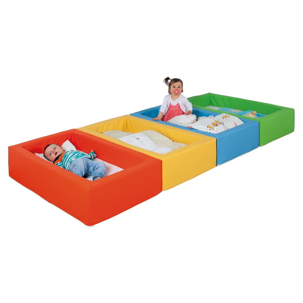 Stapelbares Schaumstoffkinderbett