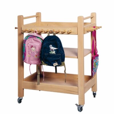 Taschenwagen mit 28 Holzhaken