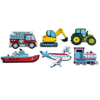 Magnetpuzzle Transport 6er Set