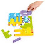Sensorik Puzzle Tiere 12er Set - 120741 1