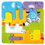 Sensorik Puzzle Tiere 12er Set - 120741 2