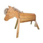 Holzpferd Outdoor (lasiert) - 160249 1