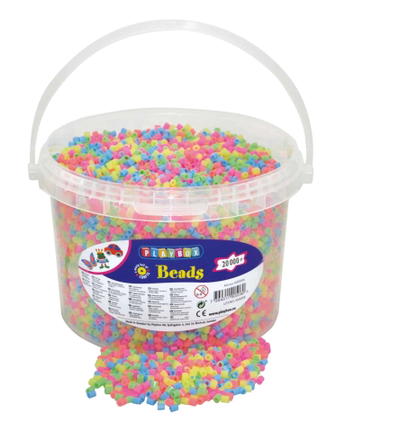 Bügelperlen Pastell-Mix